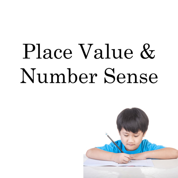 Place Value and Number Sense Workbooks for Special Education Math