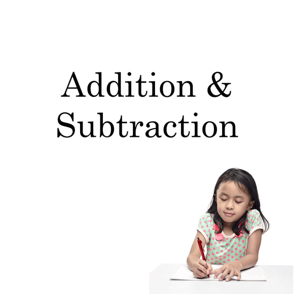 Addition and Subtraction Workbooks for Special Education Math