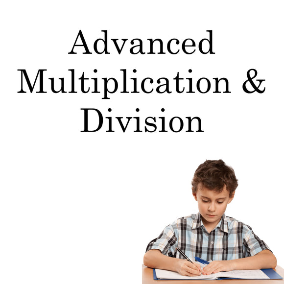 Multi-Digit Multiplication and Division Workbooks for Special Education Math