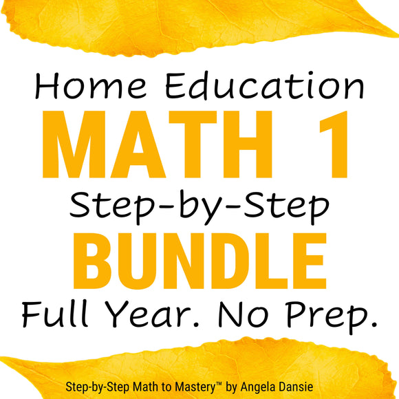 Homeschool Math Curriculum for Students with Special Needs, 1st Grade | PDF Download