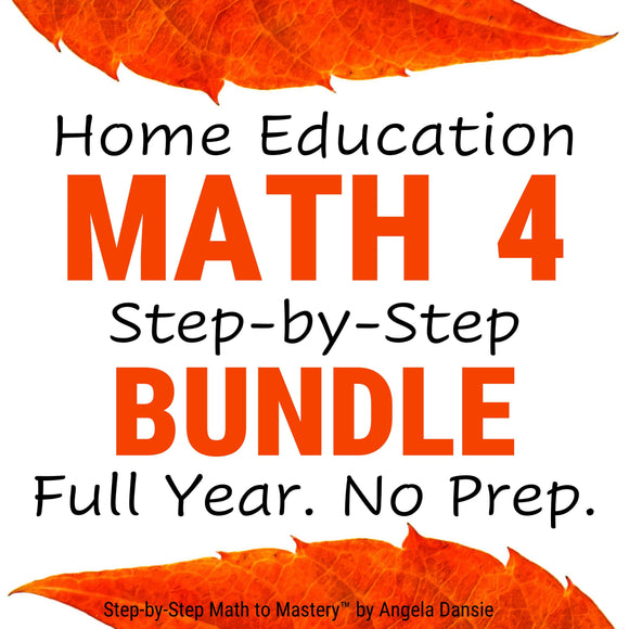 Homeschool Math Curriculum for Students with Special Needs, 4th Grade | PDF Download