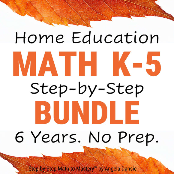 Homeschool Math Curriculum for Students with Special Needs | K-5 | PDF Download