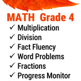 4th Grade Special Education Math Curriculum and Progress Monitor Assessments | PDF Download