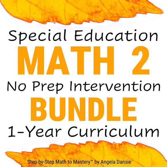 Special Ed Math Curriculum Bundles | Save 20-35% – Step-by-Step Math to ...