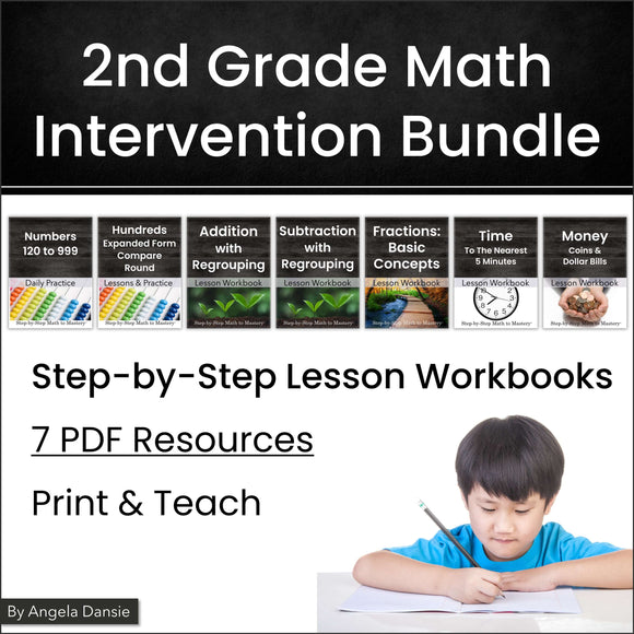 2nd Grade Math Intervention Bundle PDFs