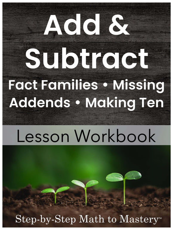 Fact Families Missing Addends Making Ten Missing Signs