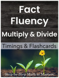 Fact Fluency Multiply Divide Timings Flashcards Games