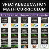 Special Education Math Curriculum K-2 Bundle